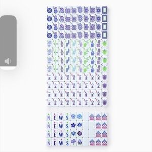Preppy Soiree Mahjong Tiles